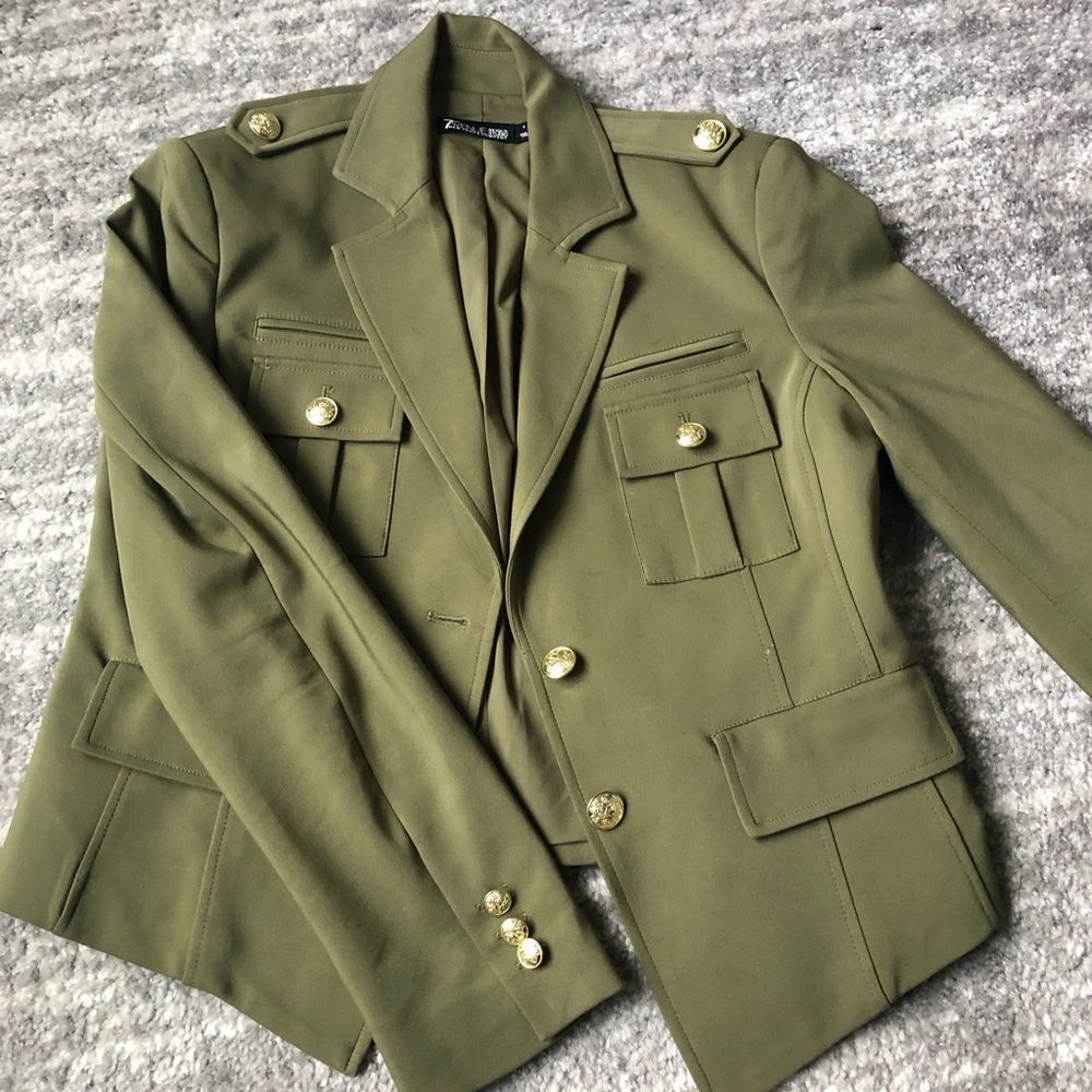 Army inspired blazer
